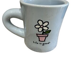 Life is Good Flower Mug